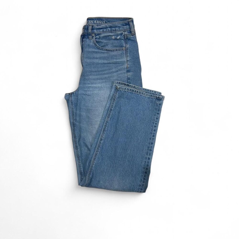 American Eagle Super High-Rise Baggy Straight Jeans
